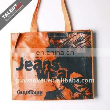 custom private silk screen printing fabric Shopping Bag