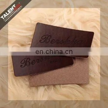 fashion denim PU leather labels