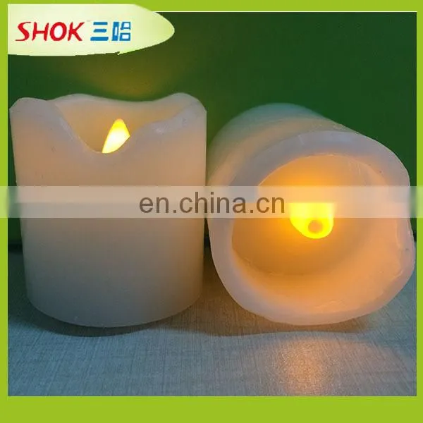 Long lasting tea candle led, wax candle, flashing led candles