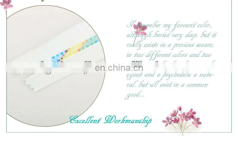 Attractive Special pvc tape zipper