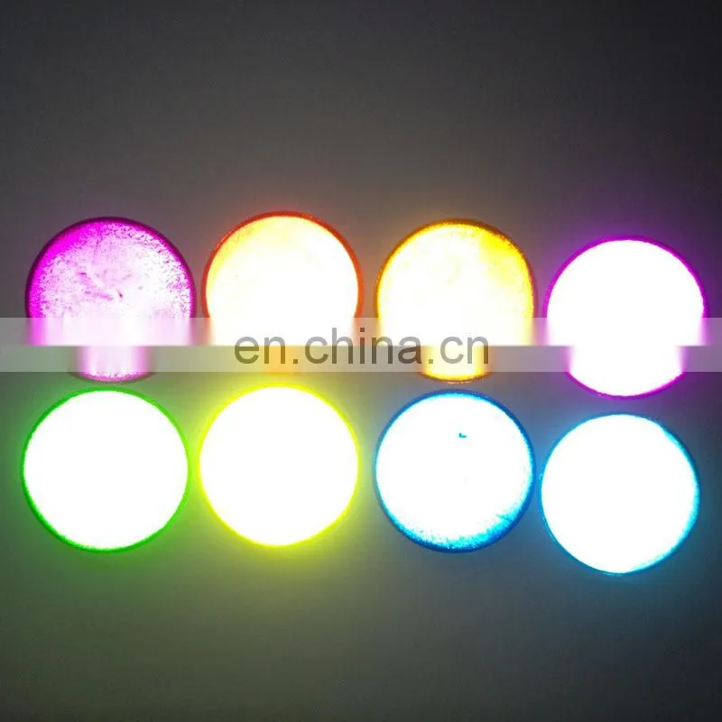 3M high quality promotion shine in the dark reflective badge