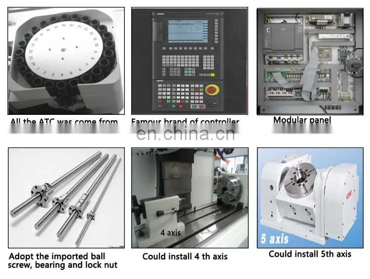 vmc1060 5 axis metal vertical metal cnc milling machine with price