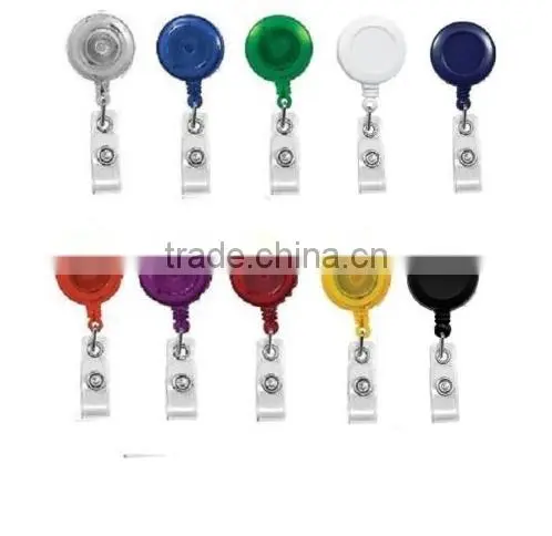 40 MIXED CHOOSE COLOR ID HOLDERS BADGE REELS retractors pulls pulleys yoyo