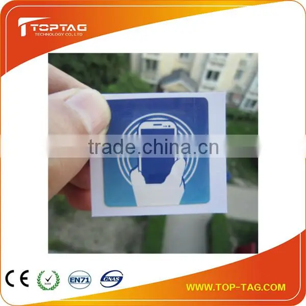 Cheap 13.56Mhz Printing Rfid NFC Label Tapped by Phones