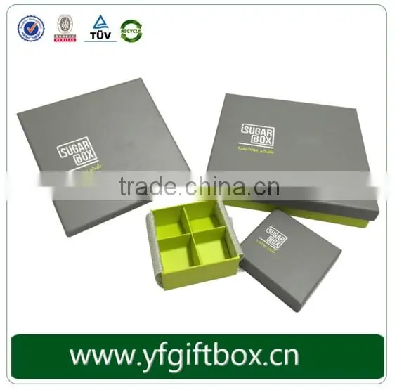 New design dubai chocolate gift box with paper divider