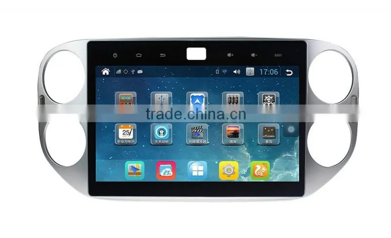 10.1" Pure Android 4.2 Capacitive Touch Screen 1024x600 Car GPS for VW Tiguan 3G WIFI CANBUS RK3188 1.6GHz A9 Quad-Core