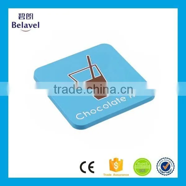 OEM custom wood coaster printed cork MDF coaster