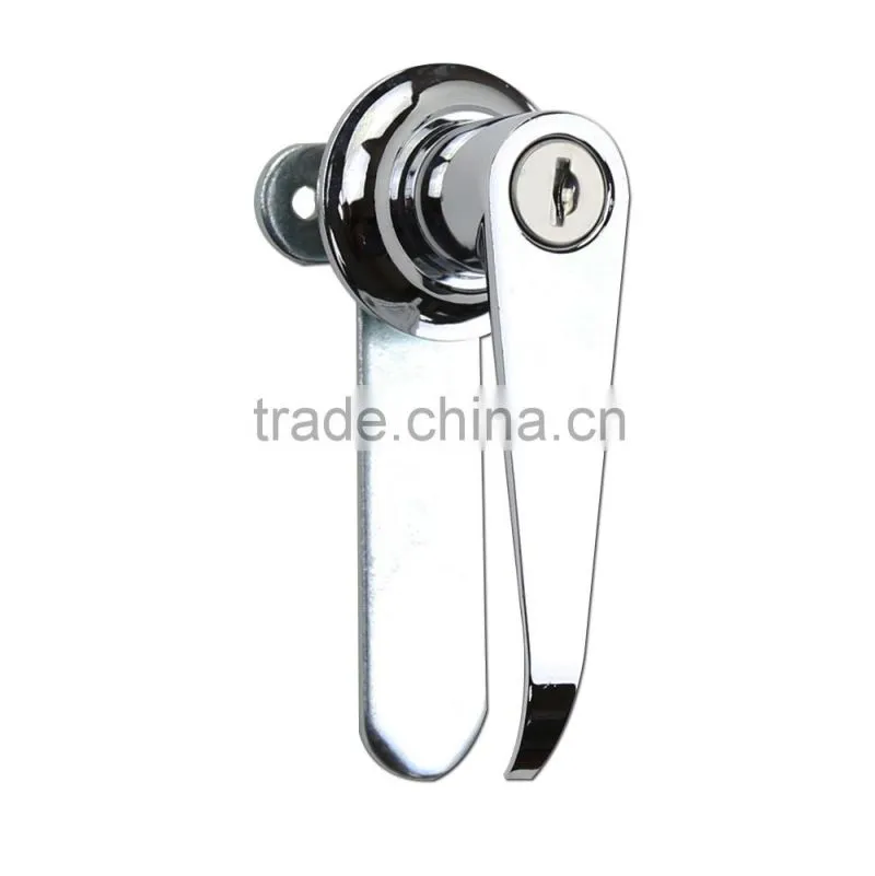 2015 FEILEI A-45-1 China wholesale zinc diecast high quality industrial cabinet L-shape swing handle lock for sale