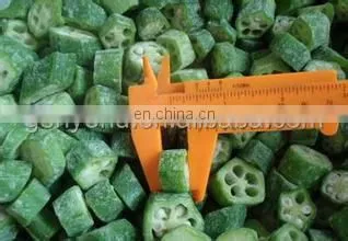 okra processing machine frozen vegetables production line