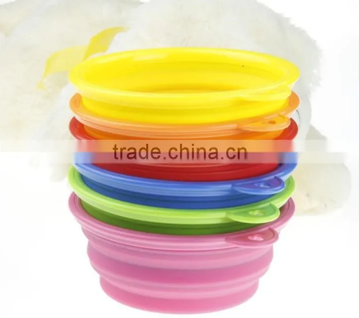 Pet products,Silicone foldable dog bowl