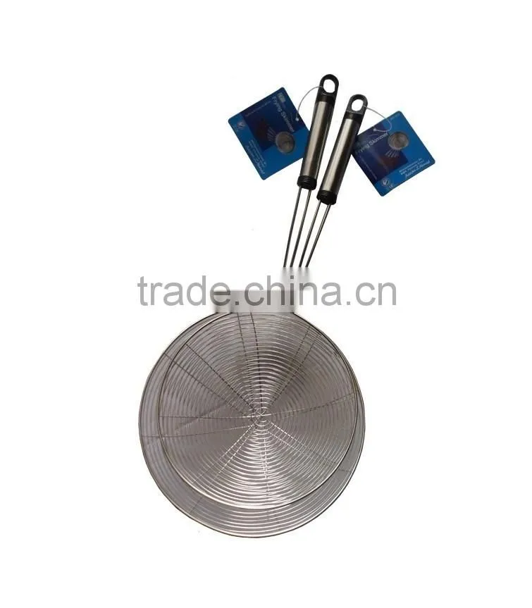 hot sale metal mesh strainer/fine mesh strainer/metal frying strainer