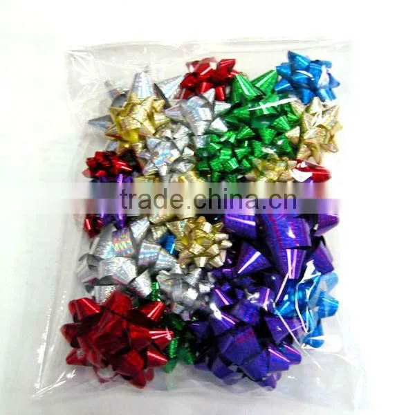Metallic Effect Ribbon Egg, Bule Metallic Ribbon Roll, Fashinable Printed Ribbon Spool for Decoration