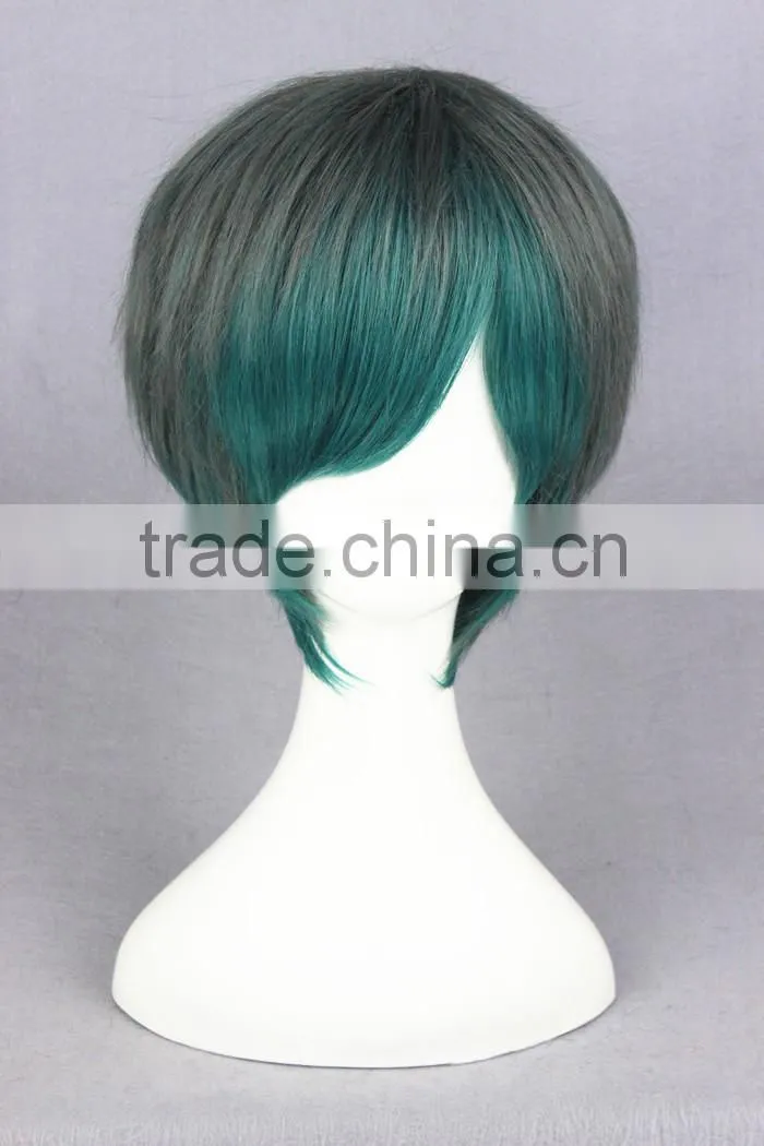 wholesale short 35cm multi color girls lolita synthetic wig