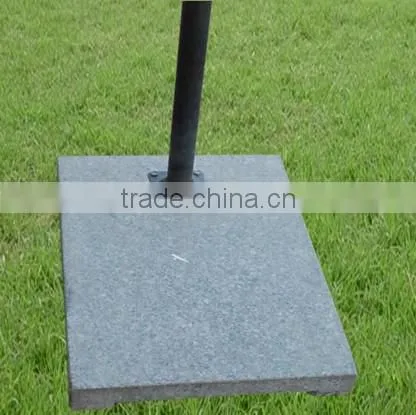 Outdoor beach umbrella supplier wholesale granite umbrella base parts with 45kg