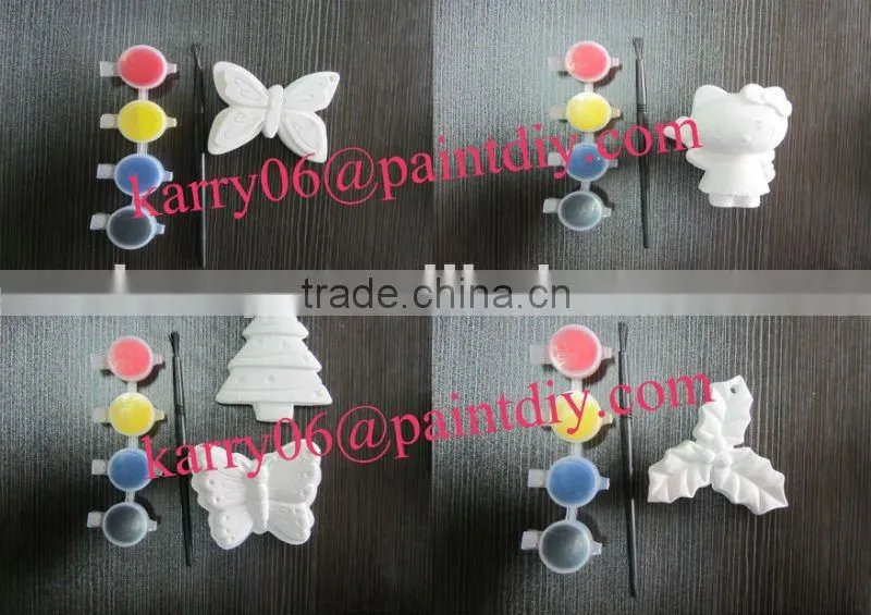 diy painting toy for children,Promotional Gifts,Various forms of ceramic paint toys