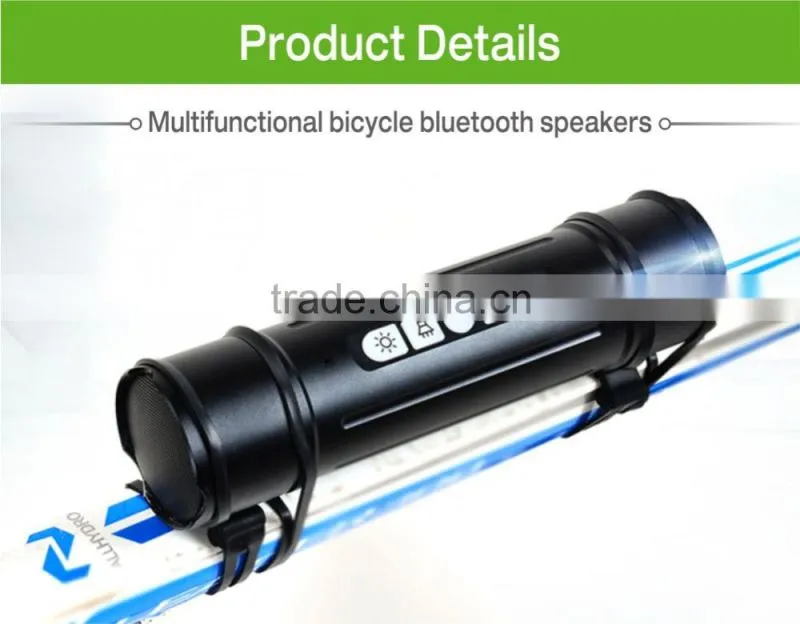 CE ROHS FCC torch bluetooth speaker power bank 5200mah