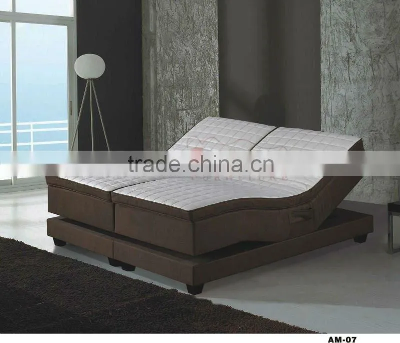 electric double bed with storage drawers