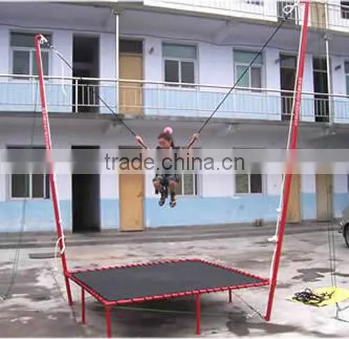small amusement equipment bungee jumping kids trampoline