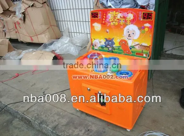 Happy Sheep Series Whac A Mole Game Machine Orange (Plastic) QHPGM-04