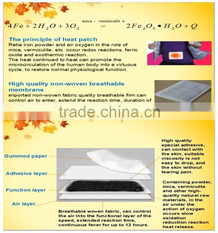 guojia Instant heat patch magic heat pad