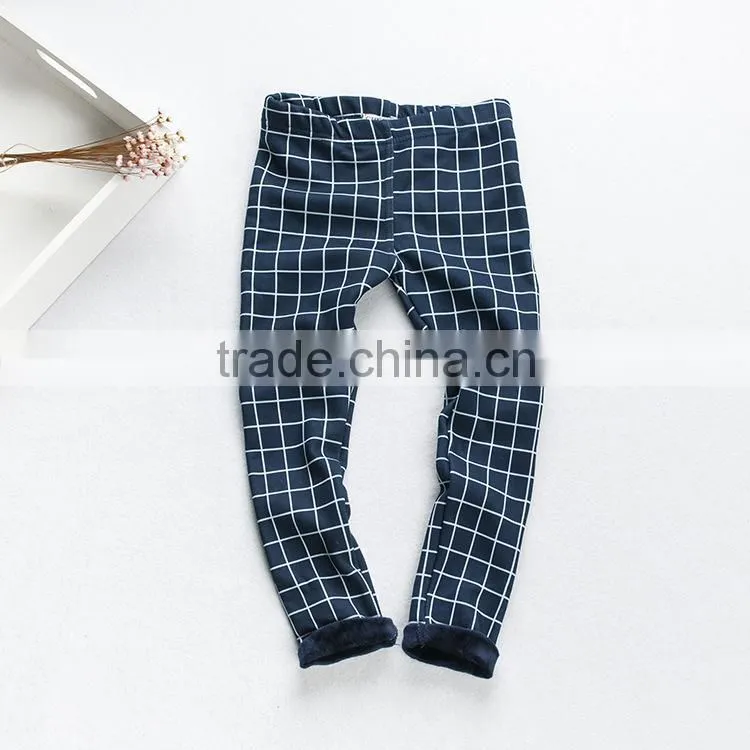 2015 Children Autumn & Winter Printing Kids Leggings Girl Add Wool Legging Baby Girl Keep Warm Pants With Six Colors