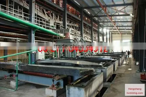 Iron ore separation shaking tables