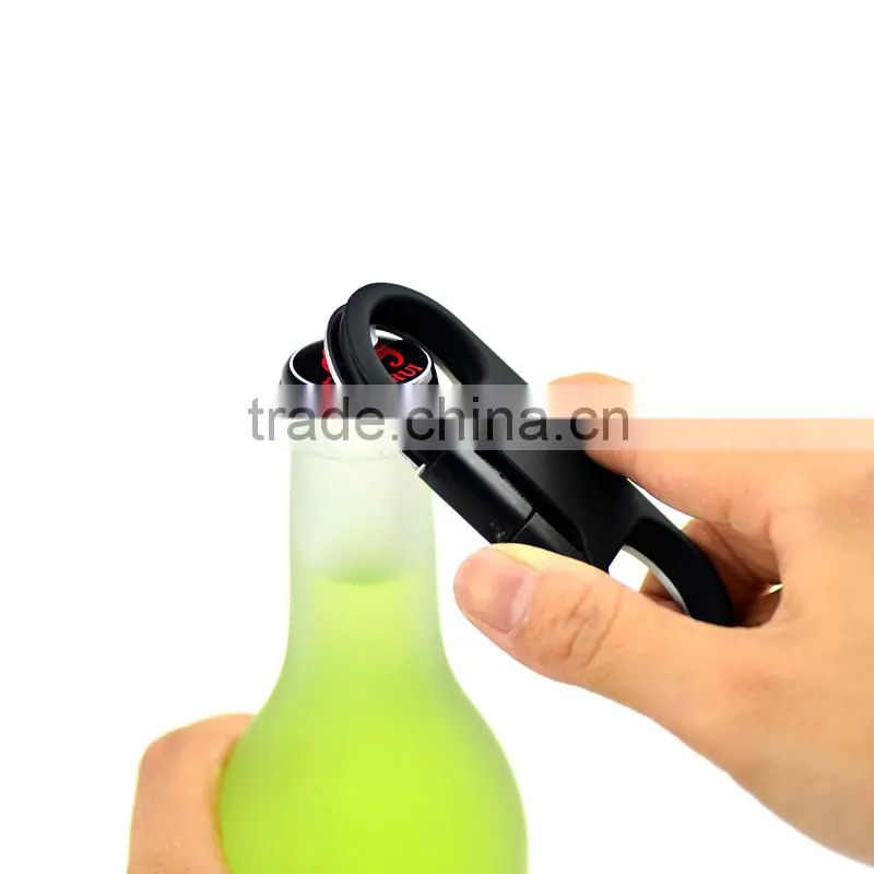 2015 New Design Multifunction Corkscrew Keychain USB Cable