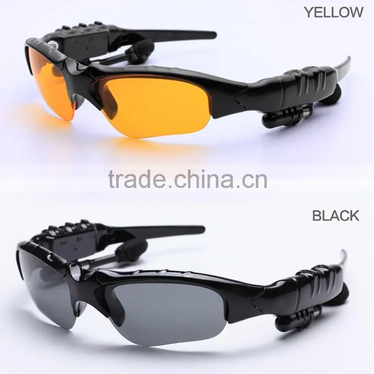 2016 New Wireless bluetooth polarized sunglasses Stereo Music Phone Call Headset for Music BT103