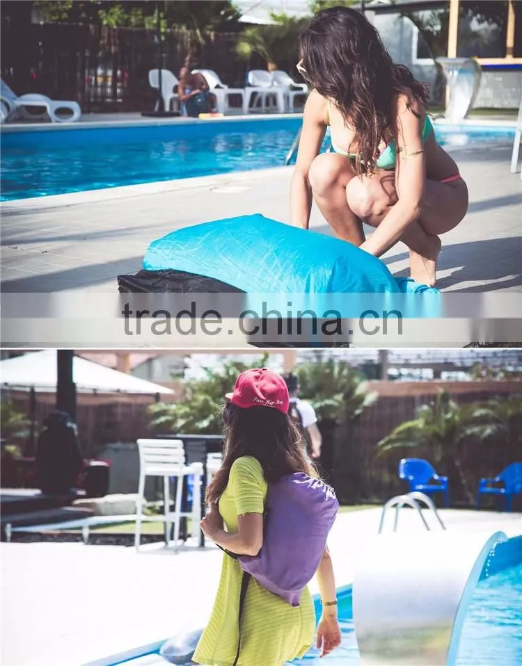Summer Lounge Camping Pool Festival Outdoor Hangout Sleeping Bag Inflatable Bed Banana Seat Beach Chair Living Room