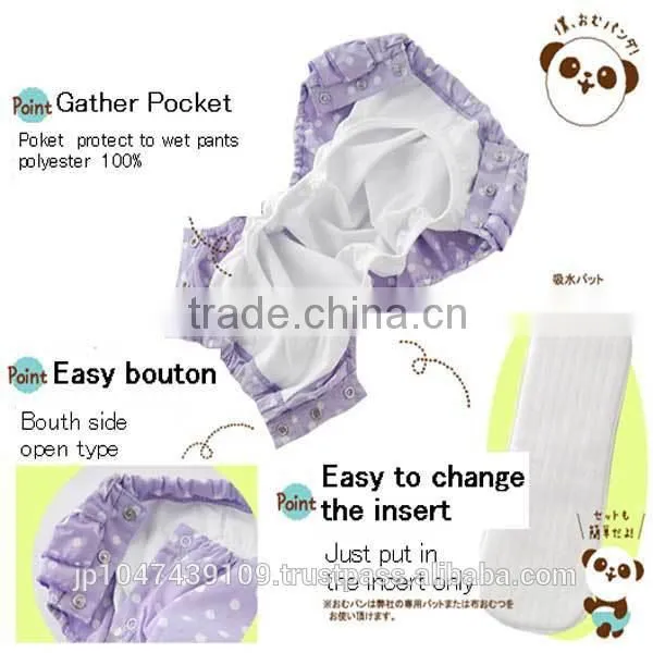 100% polyester infant products high quality underwear potty baby training pants six layered absorption kids toddler wholesale