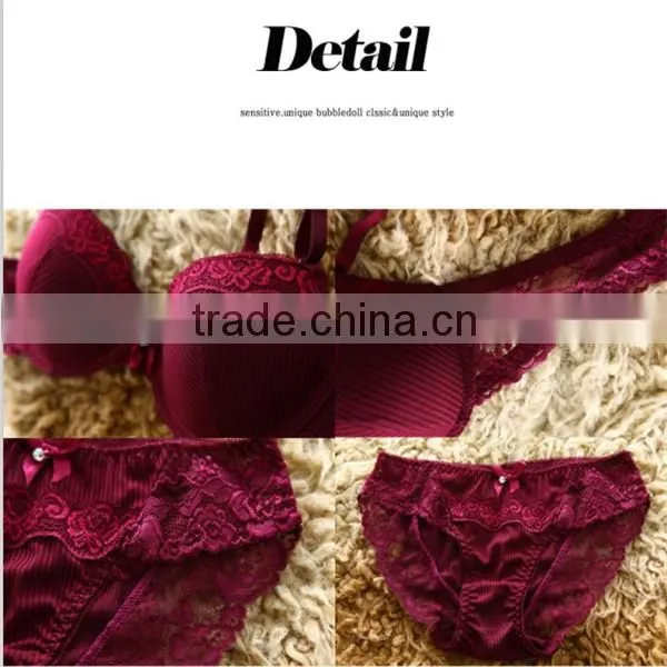 2014 women bra and panty new design wholesale sexy lingerie
