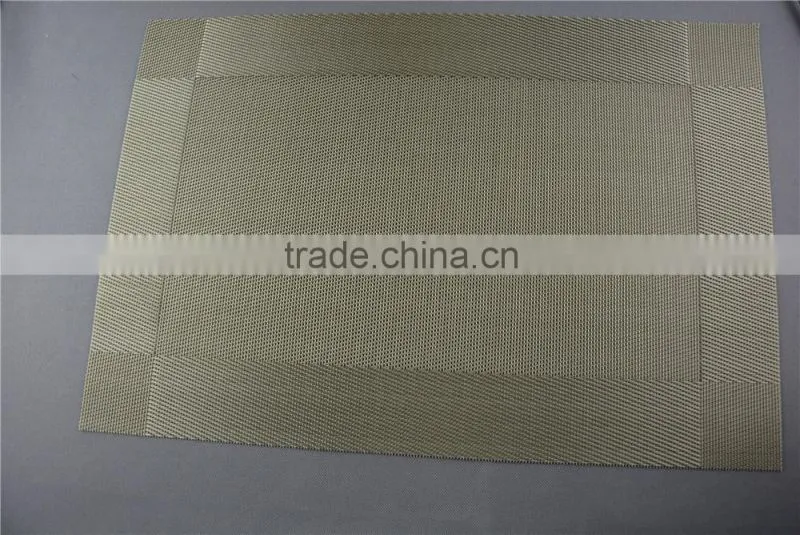 new arrival table decoration PVC mat frame series dark green dining table floor mat 45*30cm
