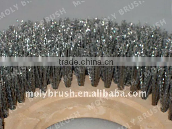 abrasive nylon disc brush for cleaning