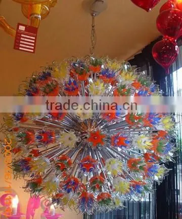 Fashion Creative glass ball pendant lamp, Hand Blown glass pendant light for chandelier RT8001