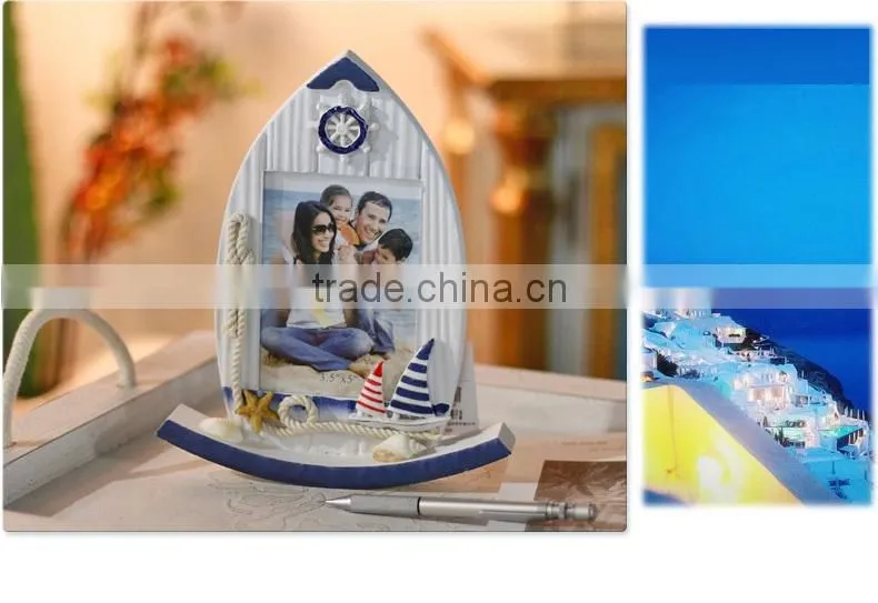 Hot selling Sea nature style wood picture photo frame,custom photo frames,photo frames designs,beautiful photo frames