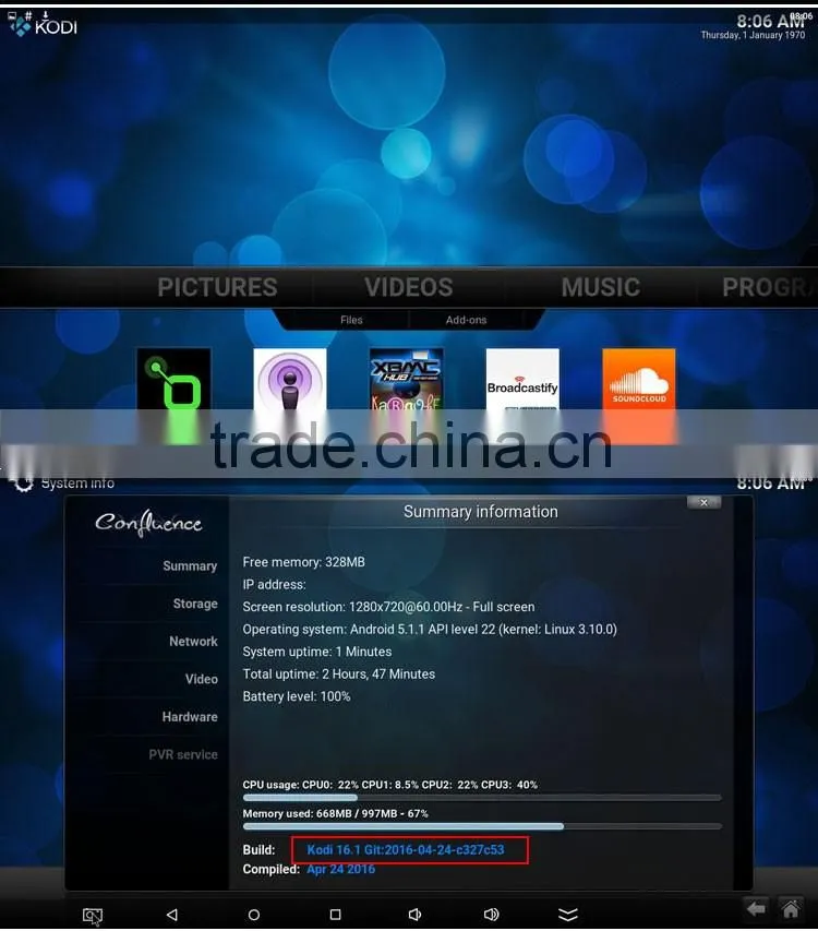 2016 cheapest M8S M8 kodi google play store android tv box, android 5.1 M9 M8 h.264 h.265 ott tv box