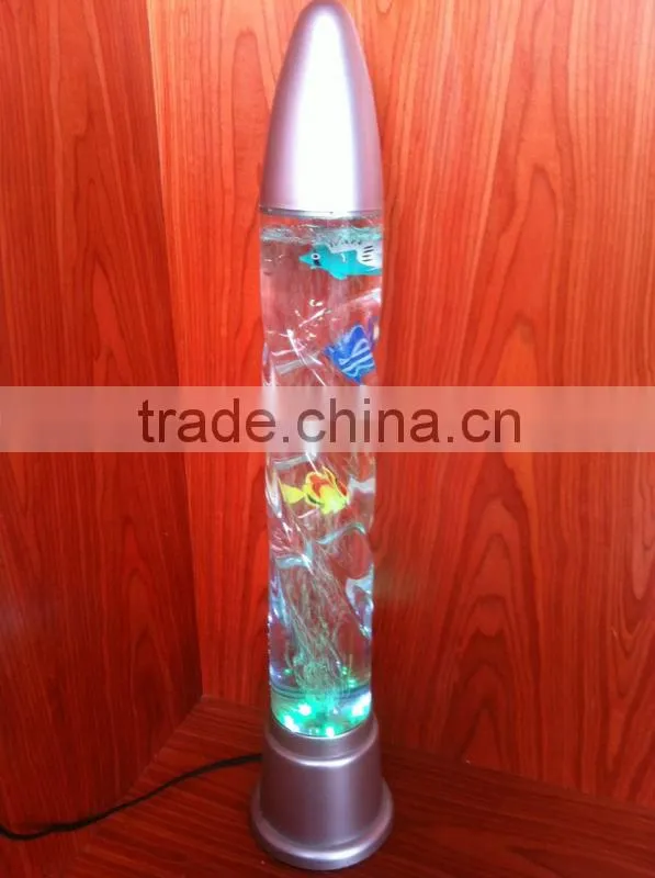 red bubble lamp
