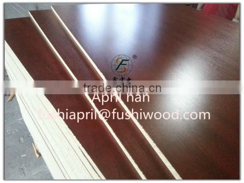 melamine particle board 18mm red beech