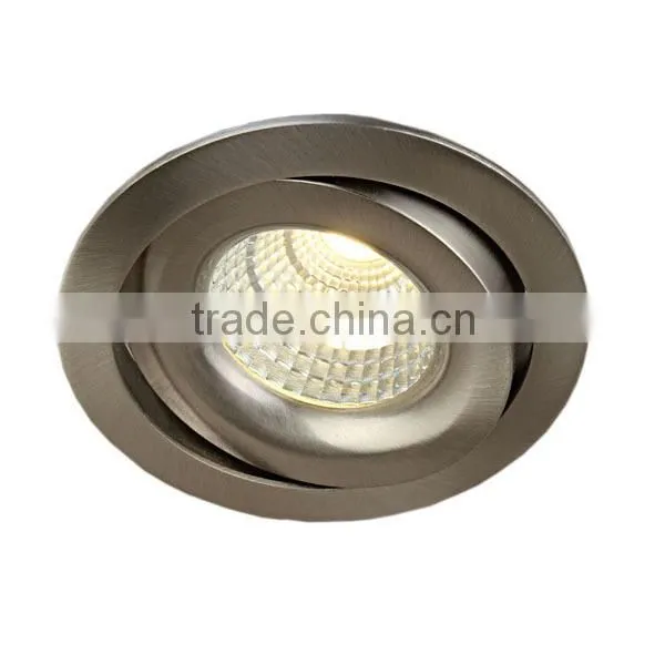 13W 2014 new IP54 adjustable dimmable 13W cob led down light