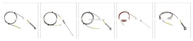 Thermocouple for hot runner nozzle with K and J type Omega probe