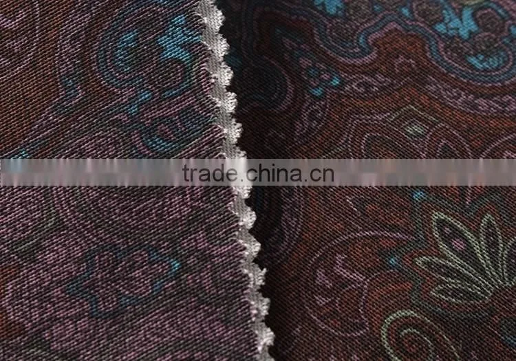 digital printed textiles 97%cotton 3%spandex woven twill fabric for pants