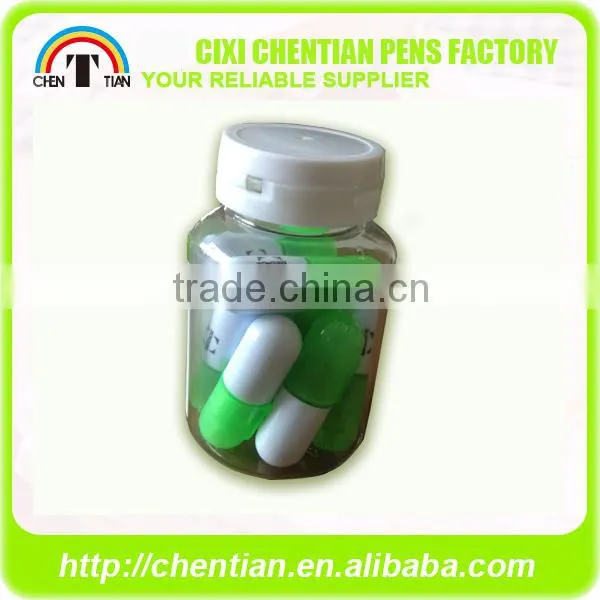 Cixi Chentian New Design Pill Shape Stylus Mini Highlighter Marker Pen Bulk , PP, In PVC Bag Or Bottle