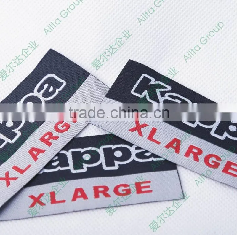 Custom clothing label, woven clothing label, brand name label for clothing