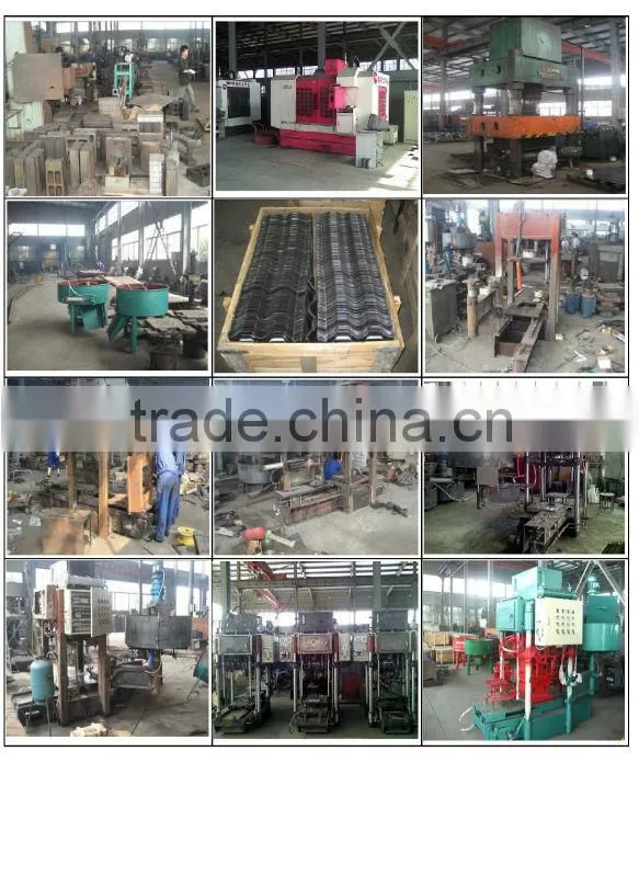 cement tile mould in brick making machinery
