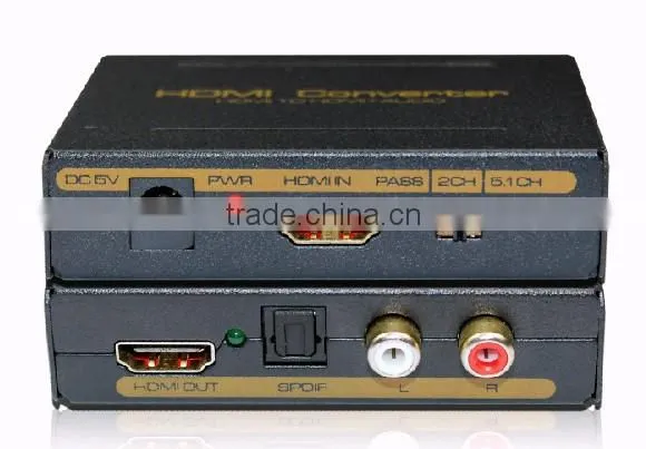 factory OEM/ODM - HDMI to HDMI + Audio (sPDIF + RAC L/R) Audio Extractor | Converter