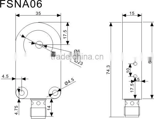FSNA series Ring shape proximity switches, new Ring proximity sensors