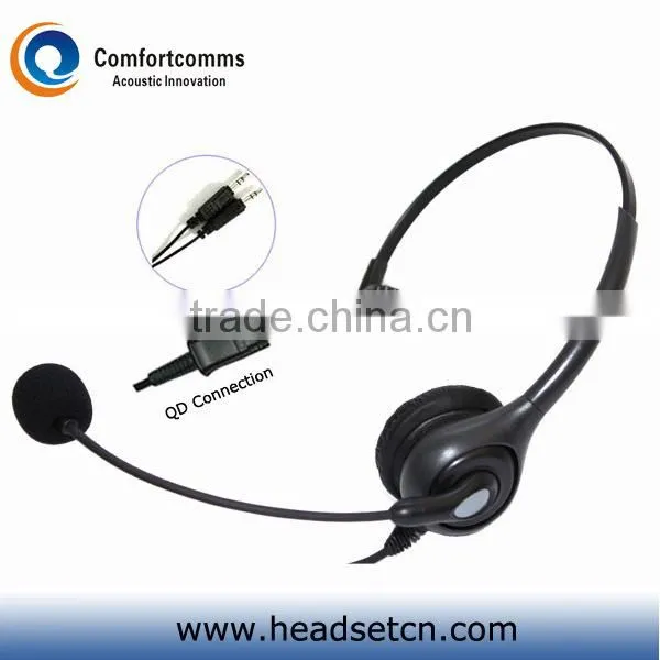 Monaural call center 3.5mm headset for personal computer and laptop HSM-600NPQDJ3.5D