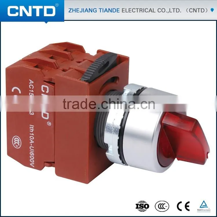 CNTD Most Popular Items Short Shank With Lamp Knob Push Button Cord Switch