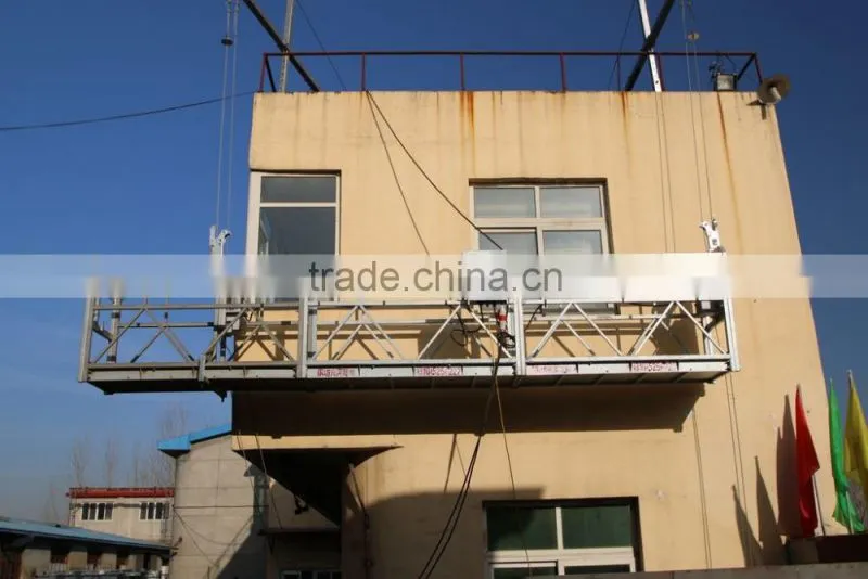 mast climbing work platform / suspended platform / gondolas export to Israel