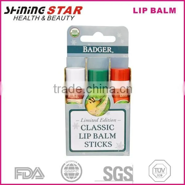 Plant natural lip balm tubes bulk